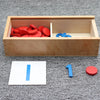 Wooden Number Counting Game with Montessori Cards