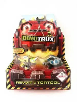 A DinoTrux dinosaur truck toy car with removable dinosaur figures displayed on a white background.