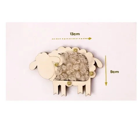 Montessori Wooden Busy Board Parts DIY Sensory Activity Set
