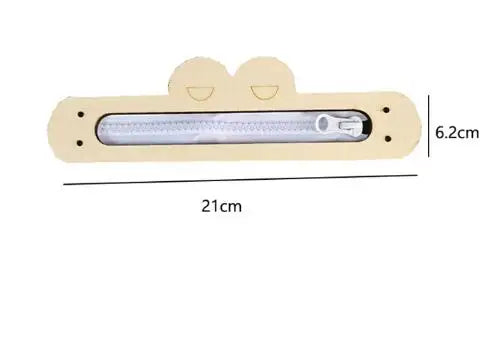 A light-colored wooden DIY Montessori busy board with a clear light panel for sensory learning.