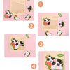 Wooden 3D Cartoon Animal Jigsaw Puzzle for Kids