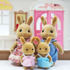 Forest Animal Family Dollhouse Set with Mini Furniture