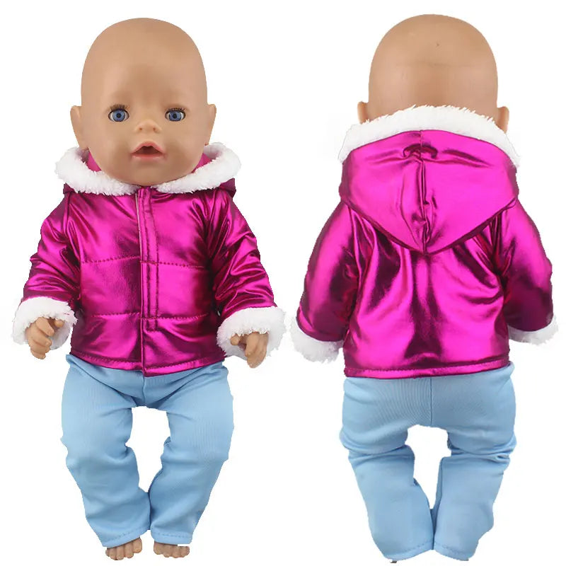 Cute 2-Piece Romper Outfit for 17-Inch Reborn Baby Dolls