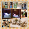 A collection of natural tumbled stone chips in various colors and sizes for jewelry making and home decor.