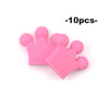 Crown Shaped Silicone Beads for DIY Jewelry & Teethers