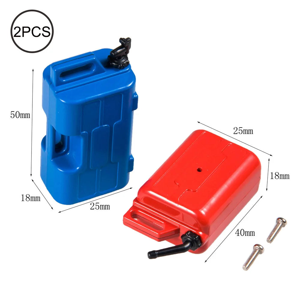 1/10 Scale RC Crawler Accessories - Shovel, Fire Extinguisher & Oil Drum Set