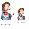Enchanted Princess Iron-On Patch for DIY Clothing Decor