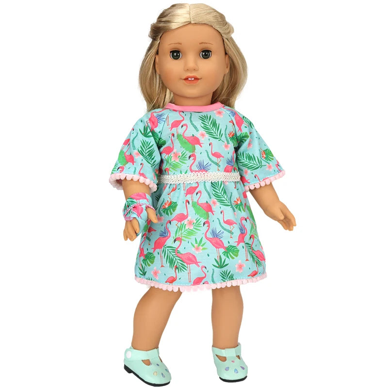 Doll Outfit Set with Hat for 17-43 cm Baby Dolls
