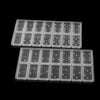 A set of silicone molds for making dominoes used in epoxy resin jewelry making