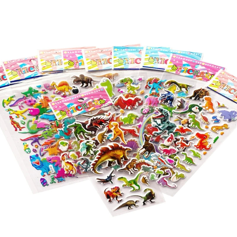 500+ Pieces 3D Puffy Sticker Variety Pack for Kids
