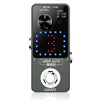 A black compact looper pedal with a silver knob and an LED display showing a numerical sequence.