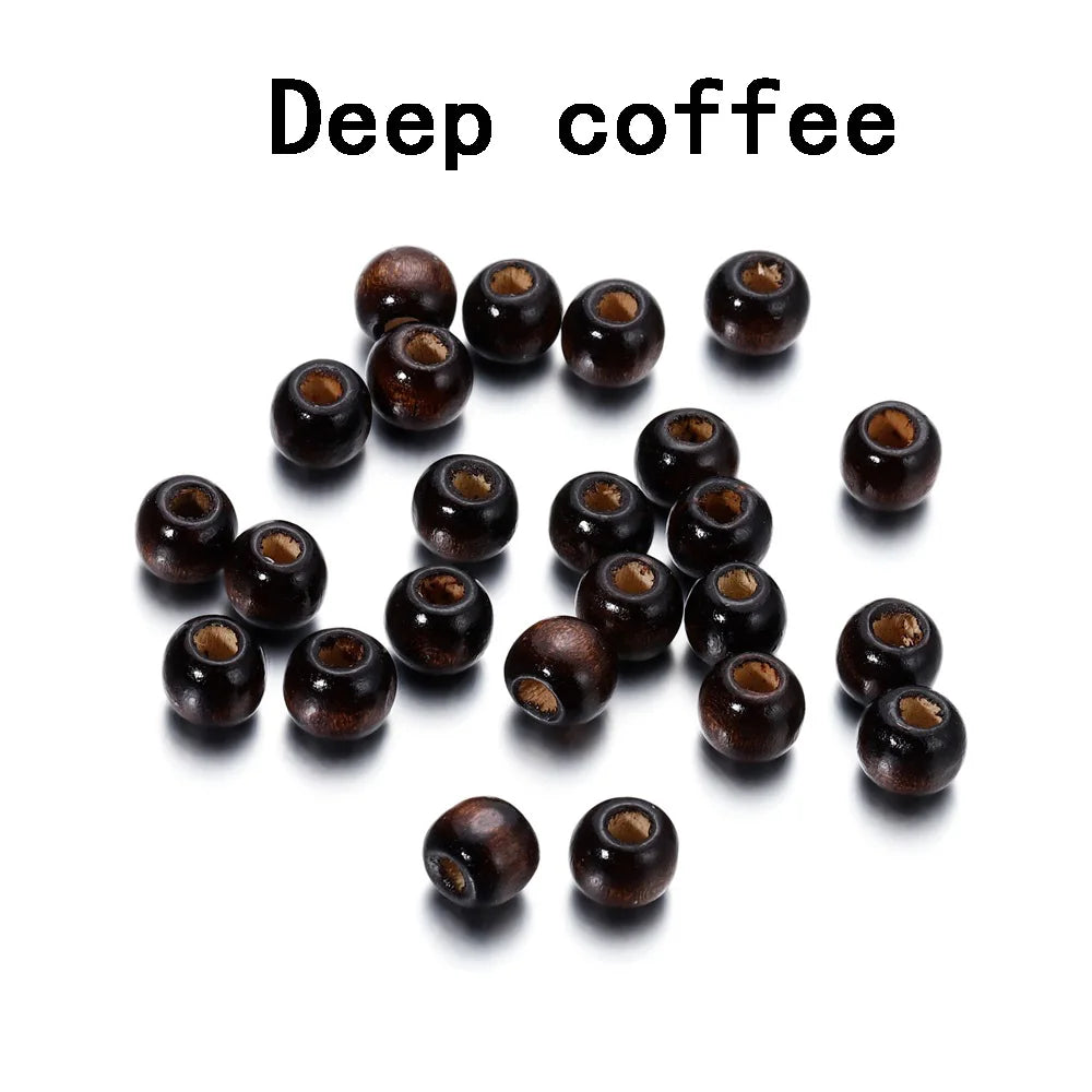 Natural Wooden Spacer Beads for Jewelry Making and Crafting
