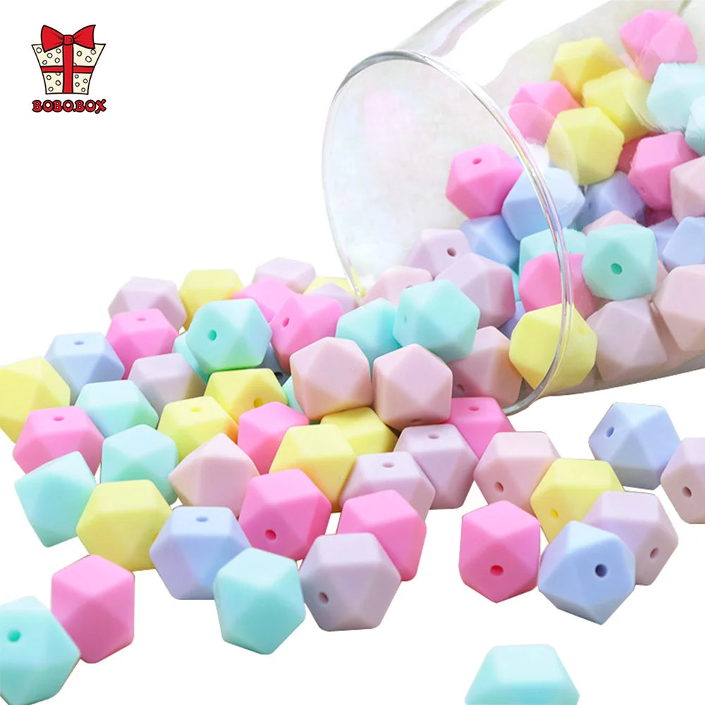 Silicone Teether Beads for DIY Baby Necklaces