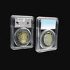 Crystal Clear Coin Display Holder with Protective Slab