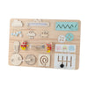 Montessori Wooden Busy Board Parts DIY Sensory Activity Set