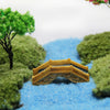 Whimsical Miniature Garden Bridge, Windmill & Castle Decor Set