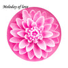 3D Lotus Flower Silicone Mold for Cake & Soap Decorating