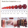 Comparison of various bead sizes ranging from 0 to 20 millimeters for jewelry making