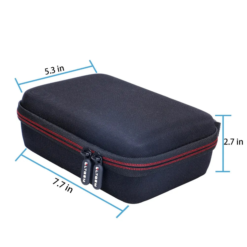 Black protective EVA hard case for Focusrite Scarlett Solo and 2i2 audio interfaces