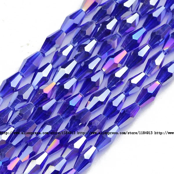 Austrian Crystal Bicone Beads for Jewelry Making – 100-Pack