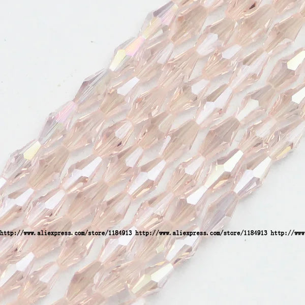 Austrian Crystal Bicone Beads for Jewelry Making – 100-Pack