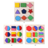 Wooden Geometric Shape Sorting Puzzle for Toddlers