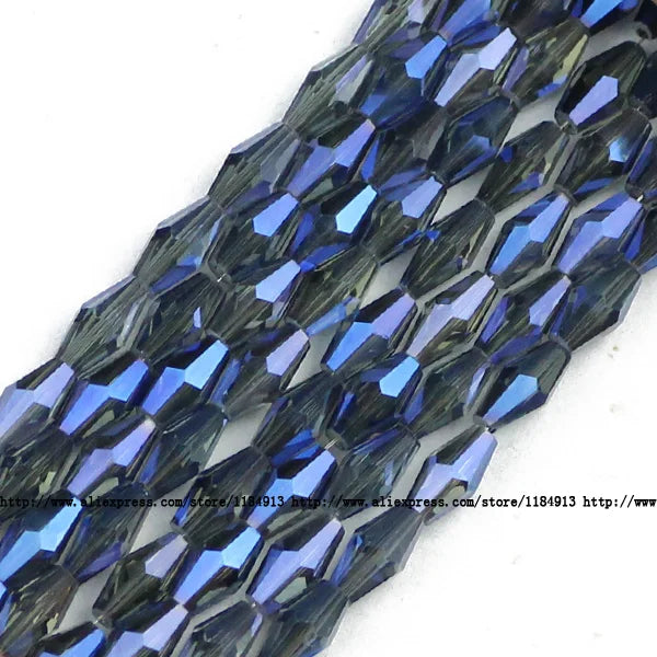 Austrian Crystal Bicone Beads for Jewelry Making – 100-Pack