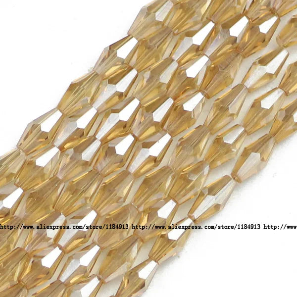 Austrian Crystal Bicone Beads for Jewelry Making – 100-Pack