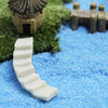 Whimsical Miniature Garden Bridge, Windmill & Castle Decor Set