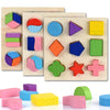 Wooden Geometric Shape Sorting Puzzle for Toddlers