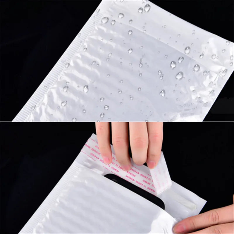 White Waterproof Foam Paper Envelopes – Versatile Mailing & Gift Bags