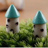 Whimsical Miniature Garden Bridge, Windmill & Castle Decor Set