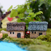 Whimsical Miniature Garden Bridge, Windmill & Castle Decor Set