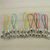 A collection of colorful lobster clasp keychains for DIY jewelry and bag decor arranged in a row.