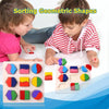 Wooden Geometric Shape Sorting Puzzle for Toddlers