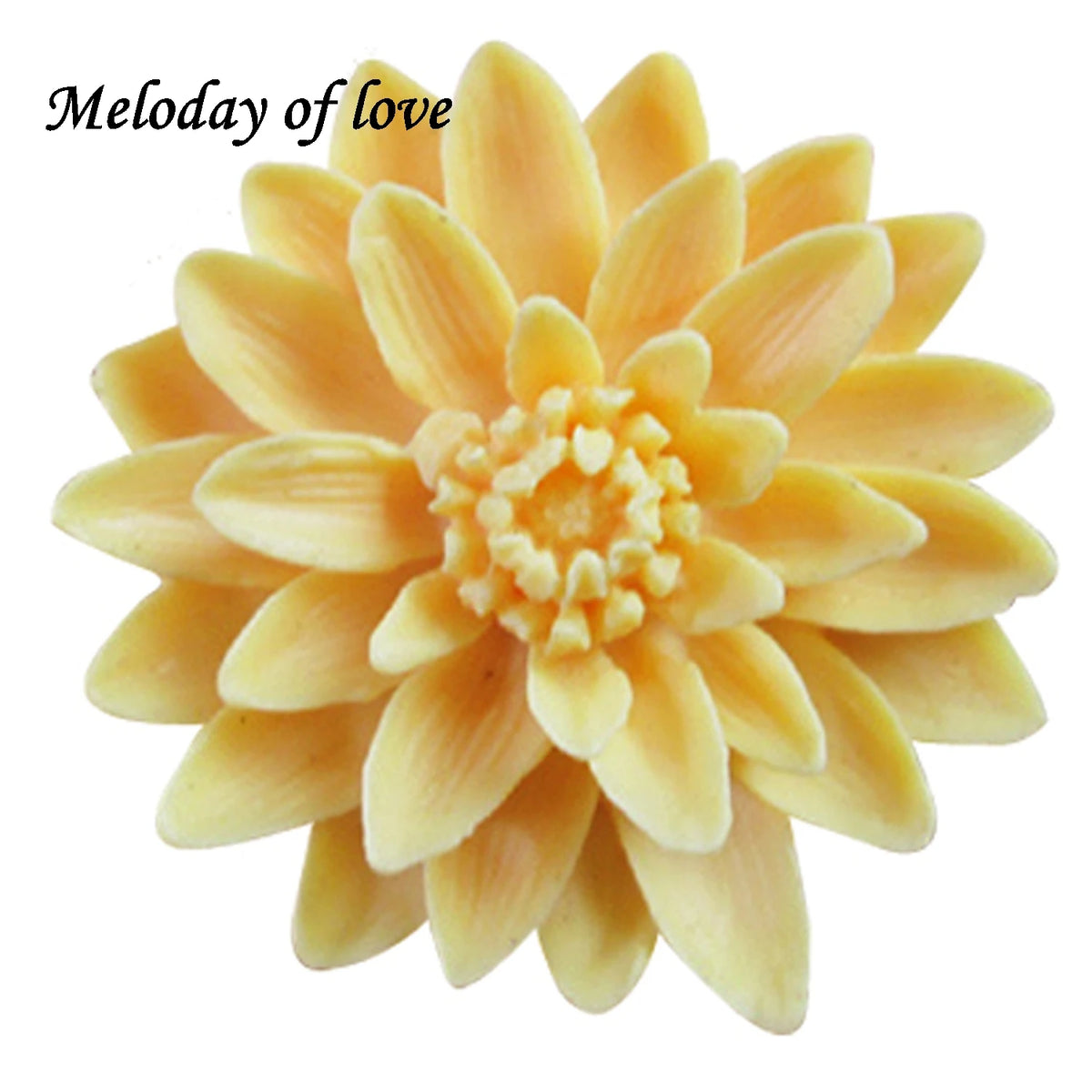 3D Lotus Flower Silicone Mold for Cake & Soap Decorating