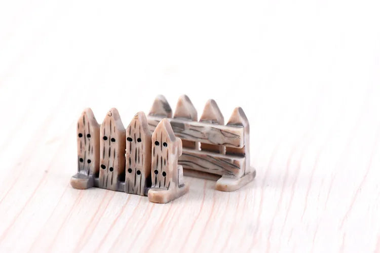 Whimsical Miniature Garden Bridge, Windmill & Castle Decor Set