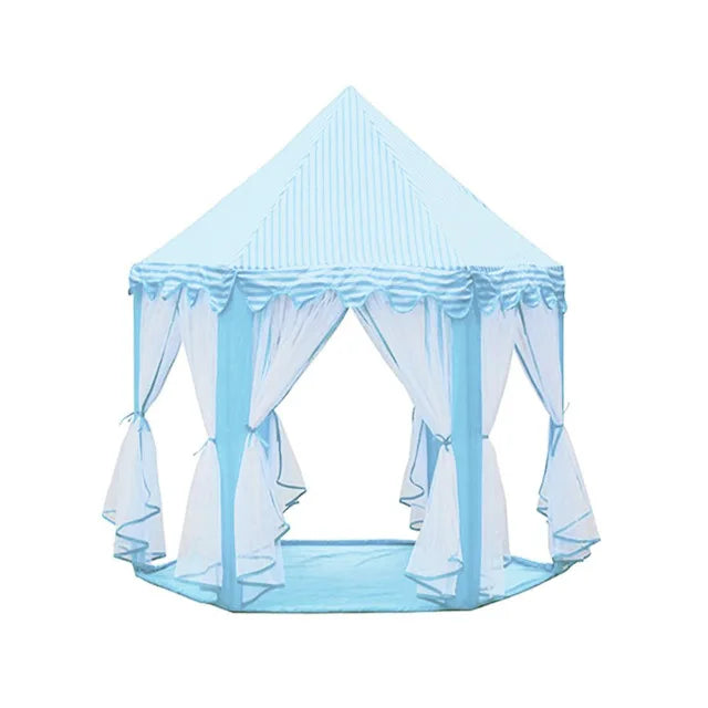 Kids' Princess Castle Play Tent – Foldable Indoor Tipi for Imaginative Play