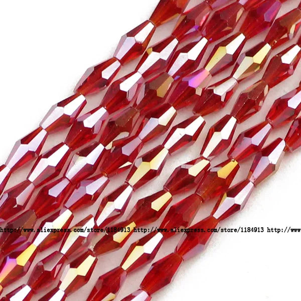 Austrian Crystal Bicone Beads for Jewelry Making – 100-Pack
