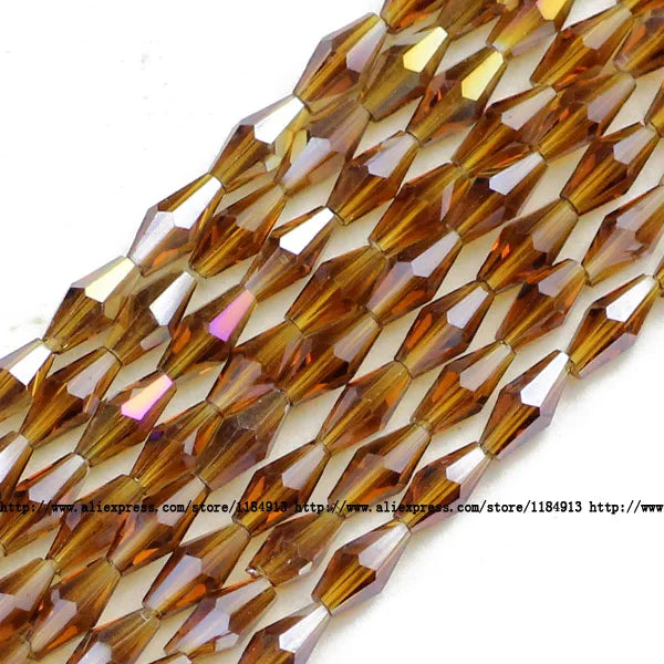 Austrian Crystal Bicone Beads for Jewelry Making – 100-Pack