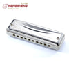 10-Hole Diatonic Harmonica with Stainless Steel Cover