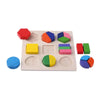 Wooden Geometric Shape Sorting Puzzle for Toddlers