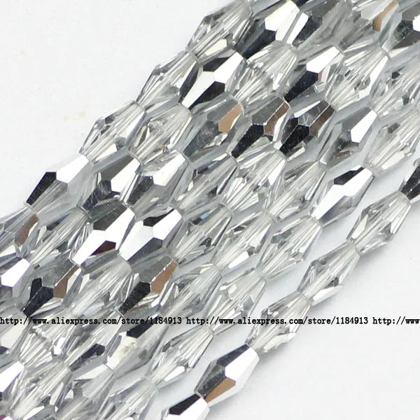 Austrian Crystal Bicone Beads for Jewelry Making – 100-Pack