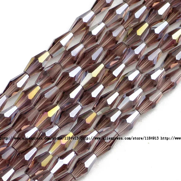 Austrian Crystal Bicone Beads for Jewelry Making – 100-Pack