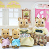 Forest Animal Family Dollhouse Set with Mini Furniture