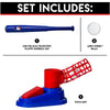 Kids Baseball T-Ball Pitching Machine Set with Bat and Balls