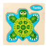 Wooden 3D Cartoon Animal Jigsaw Puzzle for Kids