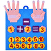 Montessori Felt Finger Numbers Math Toy for Kids