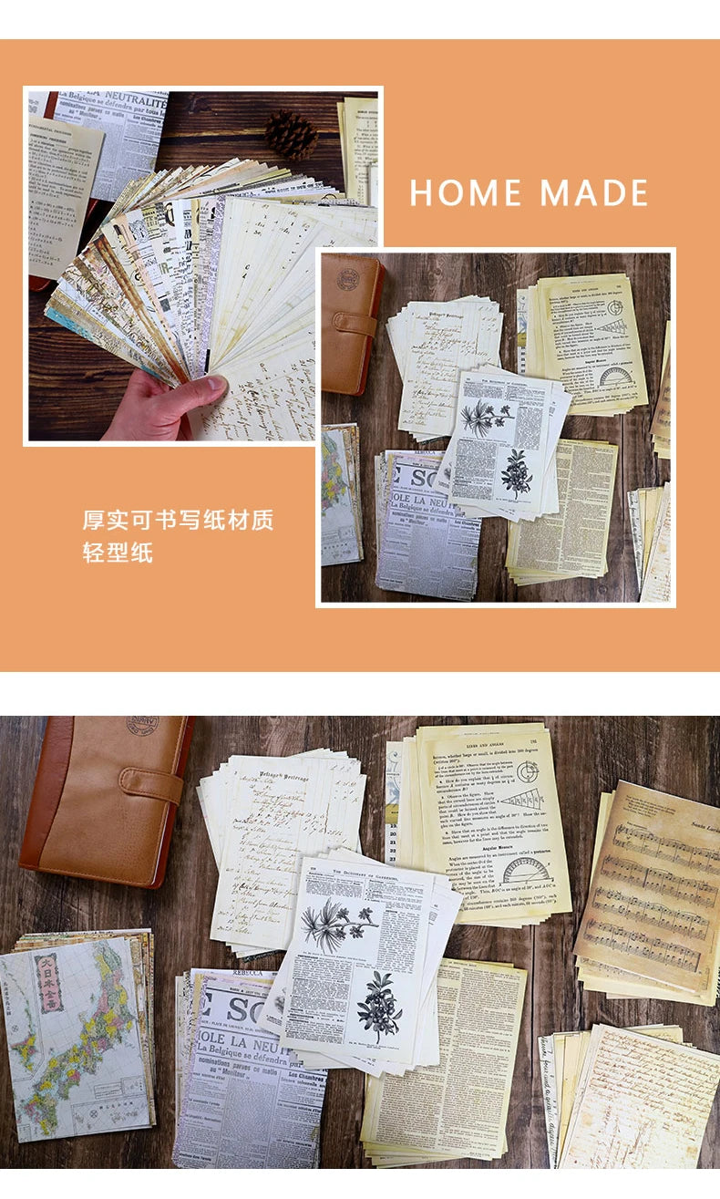 Vintage Paper Pack for Junk Journaling and Scrapbooking