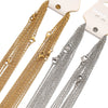 Stainless Steel Cuban Link Chain Necklace - 50cm